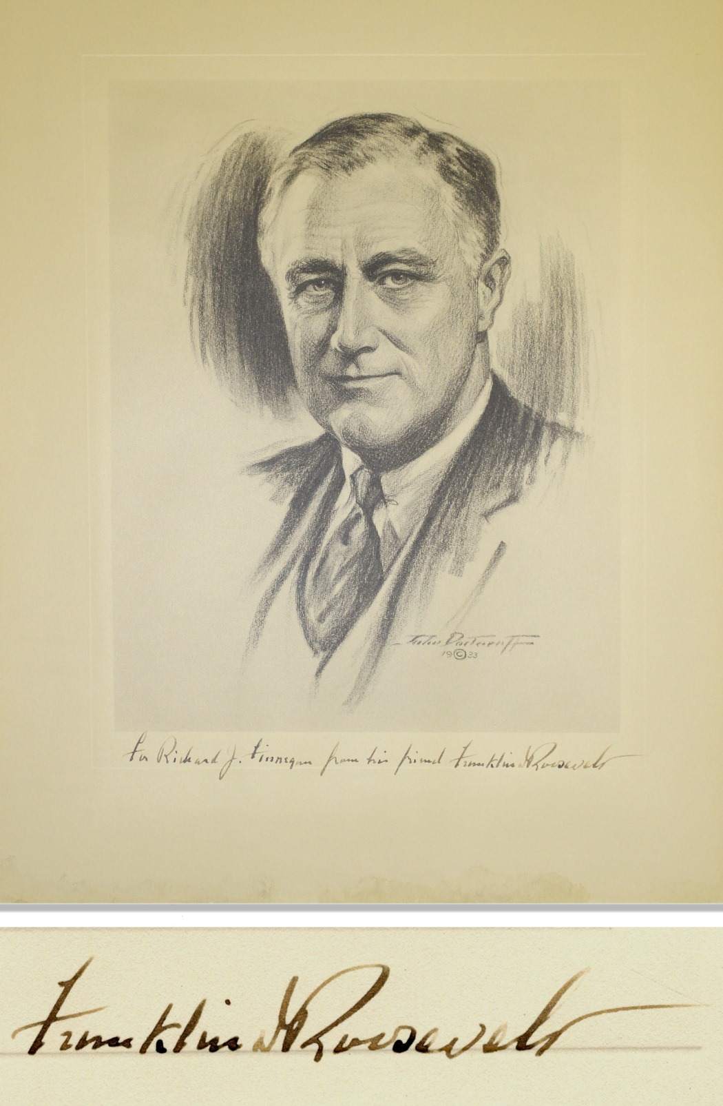 Chữ ký của ông Franklin Delano Roosevelt.
