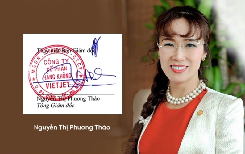 Chữ ký tuổi Tuất của bà Nguyễn Thị Phương Thảo.
