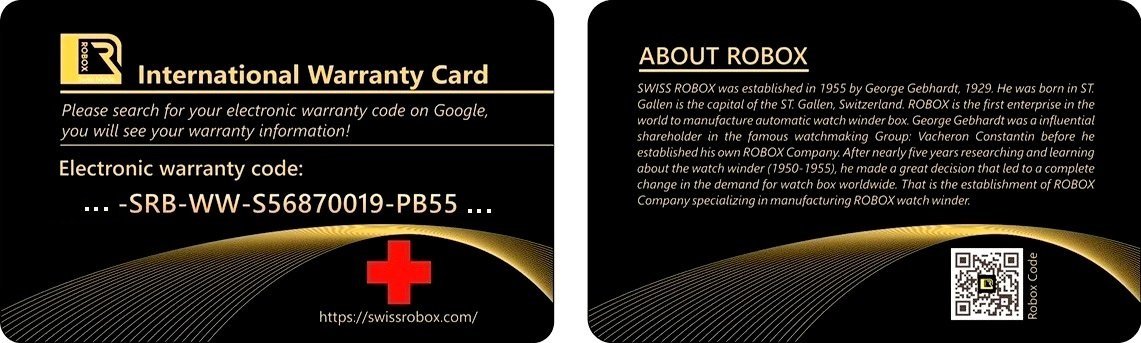 Thẻ code riêng biệt đi kèm dành cho khách hàng của Robox.